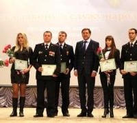 Чествовали полицейских