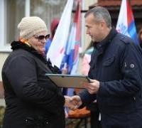 В Новосадовом торжественно открыли дворы
