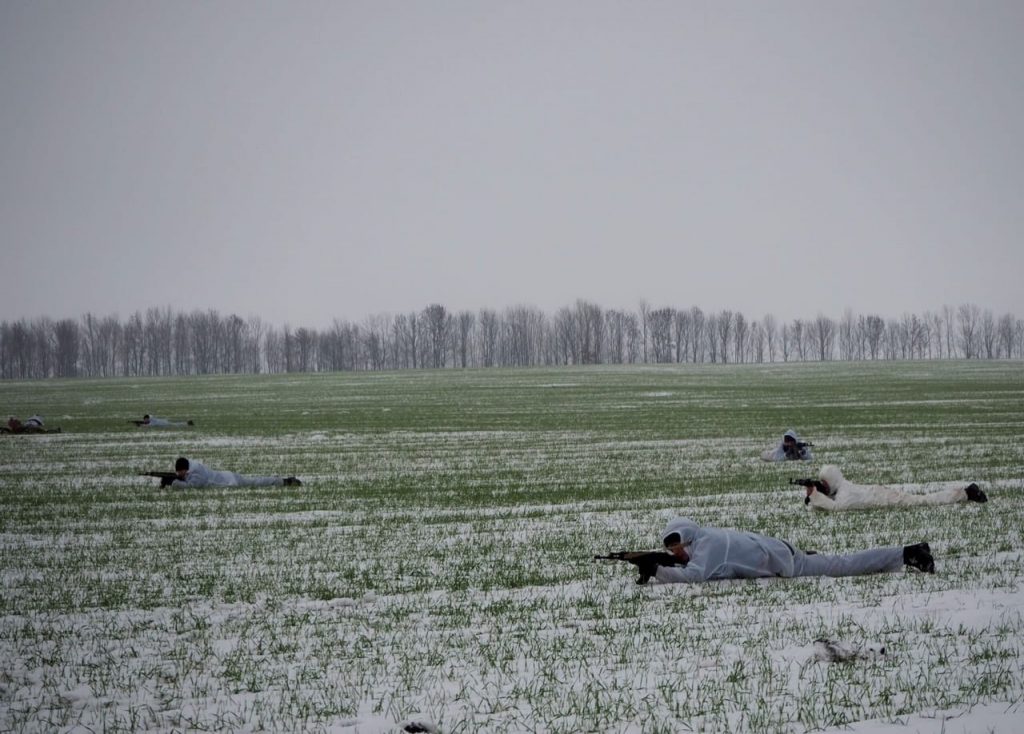В Белгородском районе для курсантов организовали военно-полевой выход